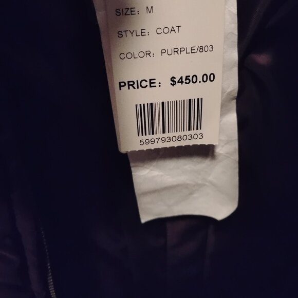 NEW W. TAGS Duck Down Long Coat - Picture 8 of 8